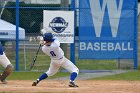 Baseball vs CGA  Wheaton College Baseball vs Coast Guard Academy during game two of the NEWMAC semi-finals playoffs. - (Photo by Keith Nordstrom) : Wheaton, baseball, NEWMAC